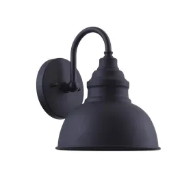 Boland LED Outdoor Wall Mount - Black - Small