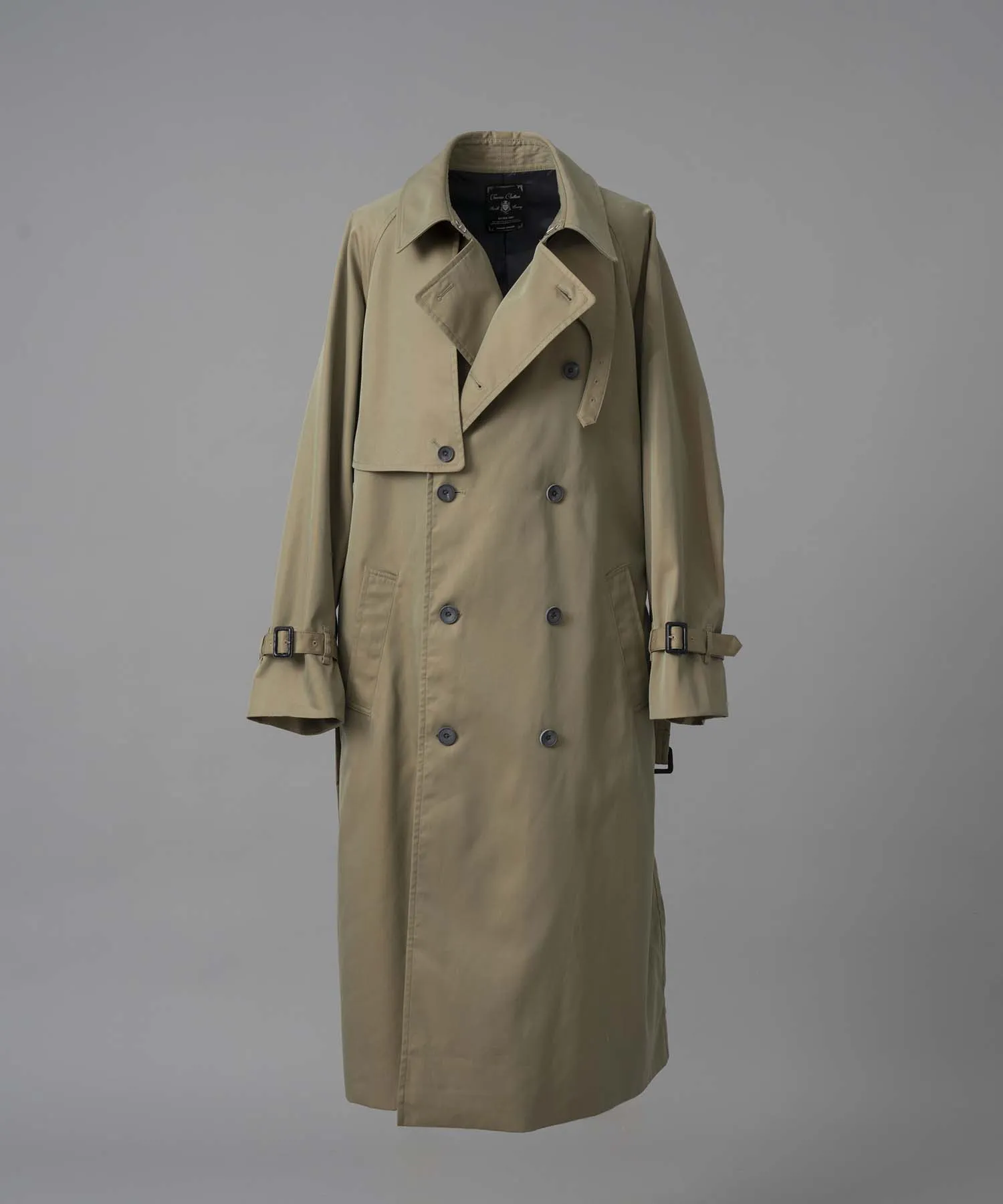 120/2/2 Suvin Cotton Gabardine Prime-Over Trench Coat