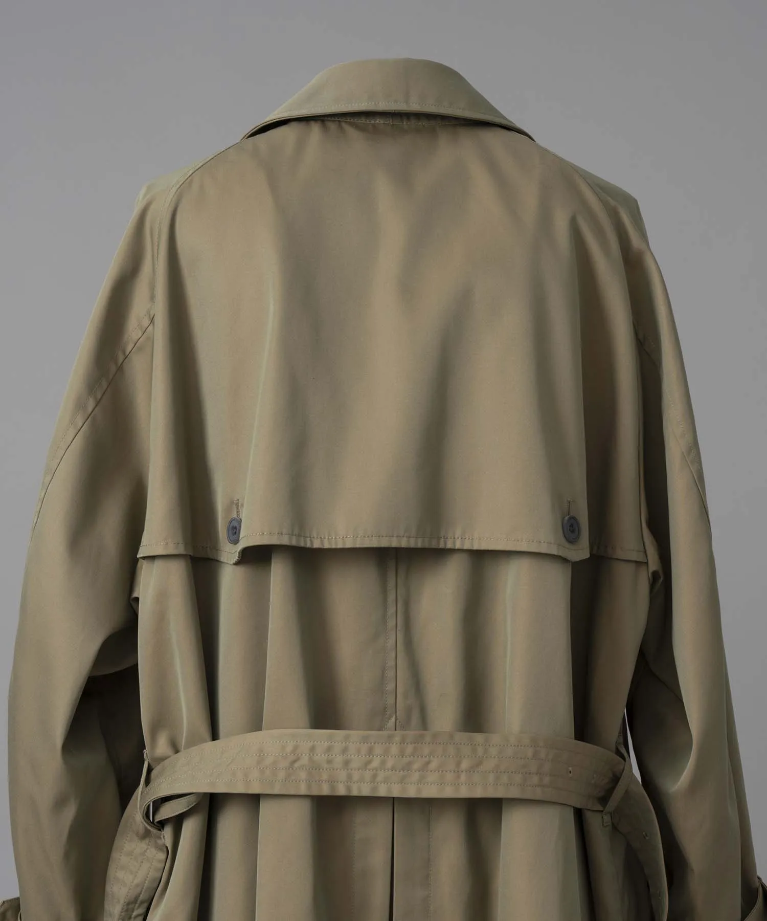 120/2/2 Suvin Cotton Gabardine Prime-Over Trench Coat