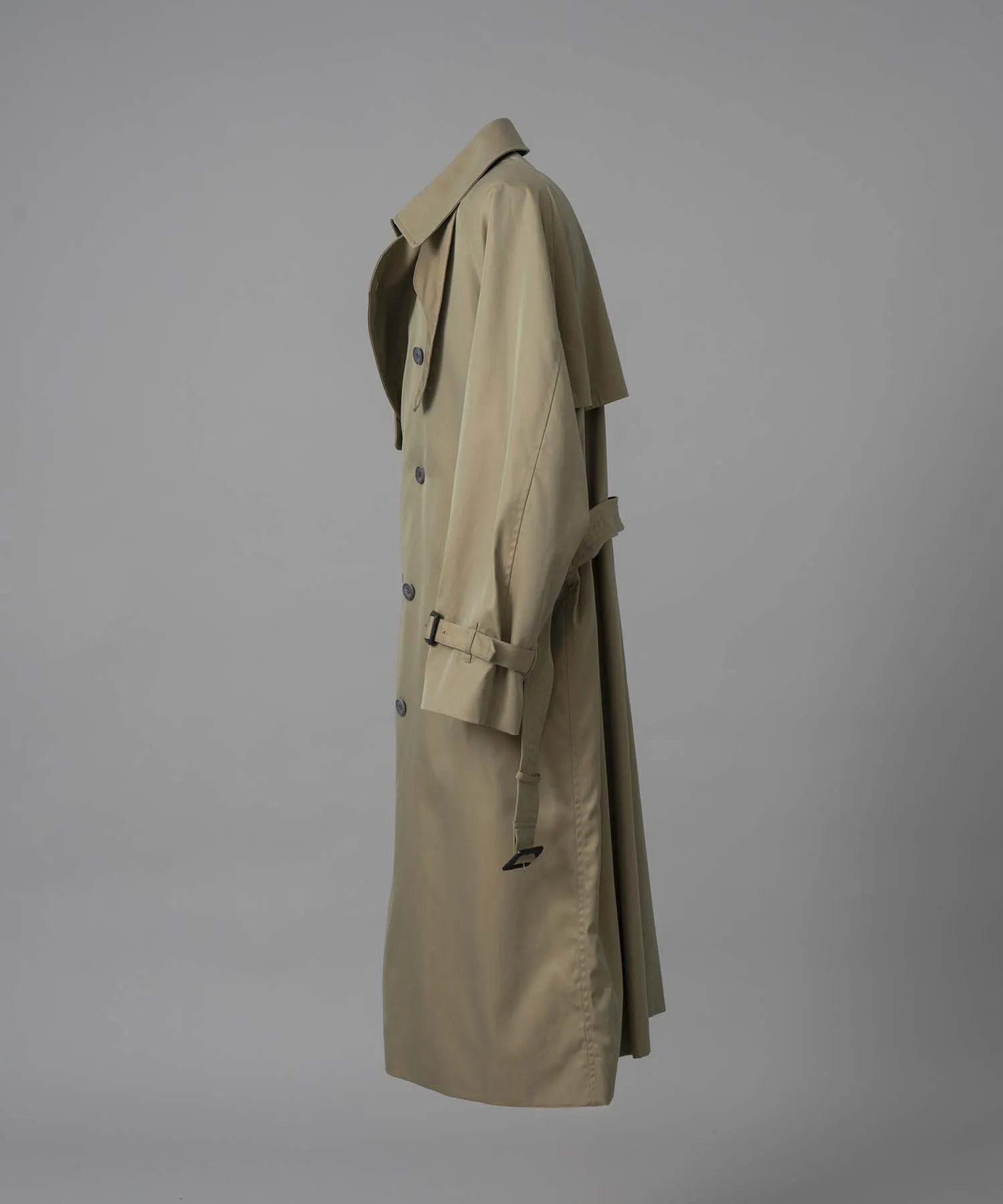 120/2/2 Suvin Cotton Gabardine Prime-Over Trench Coat