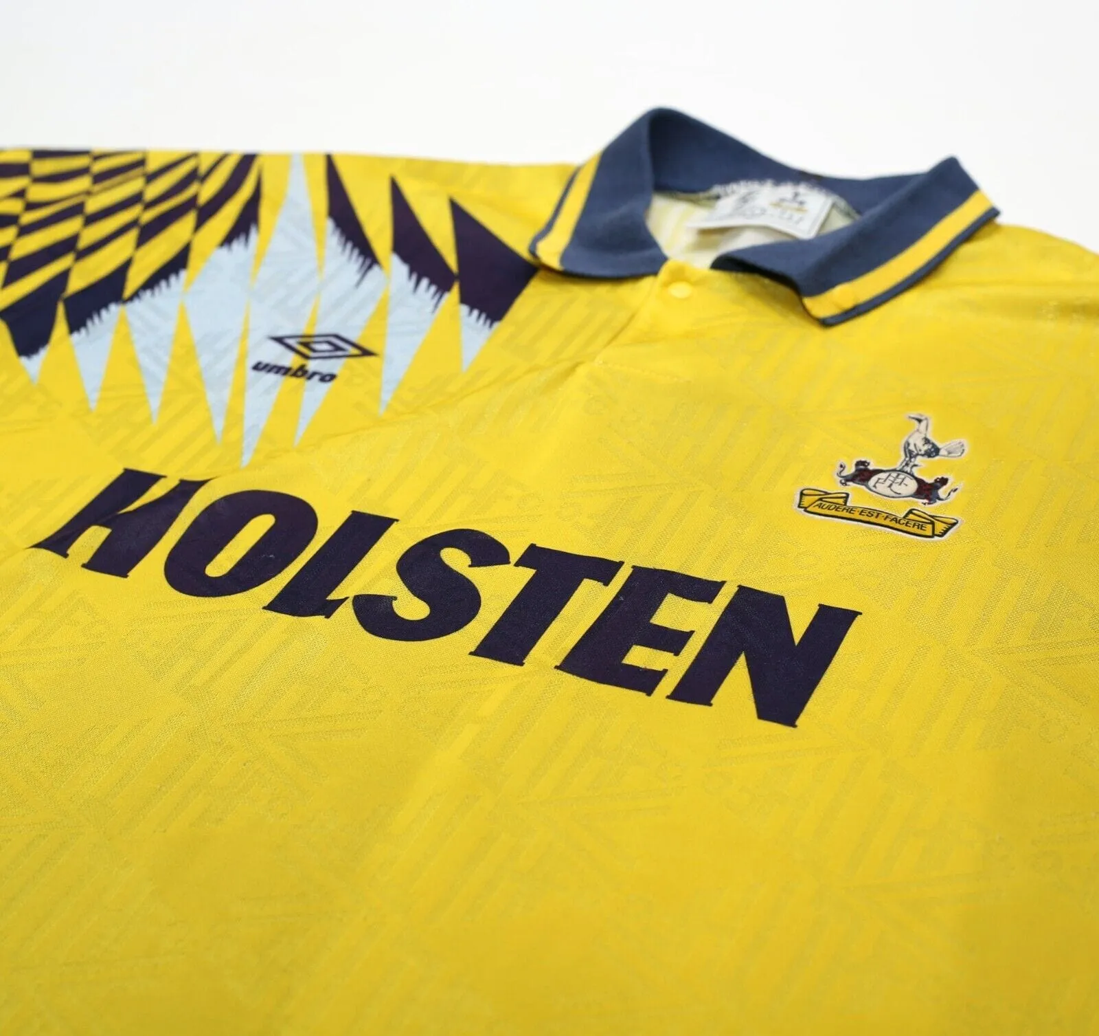 1991/95 TOTTENHAM HOTSPUR Vintage Umbro Away Football Shirt (L)