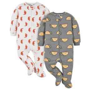 2-Pack Baby Neutral Comfy Stretch Taco Sleep 'N Plays