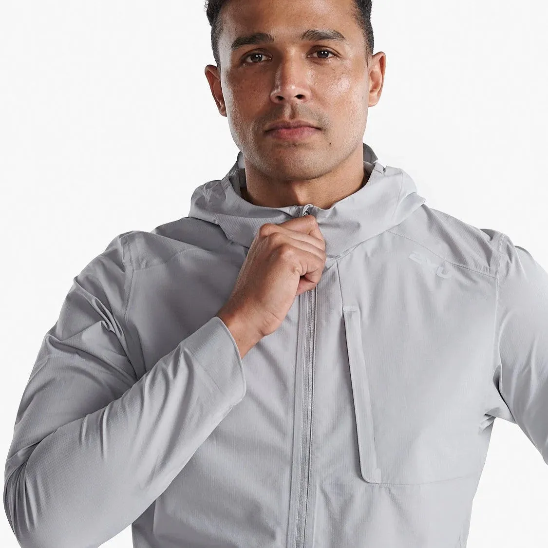 2XU Ignition Shield Jacket | Harbor Mist / Silver Reflective | Mens