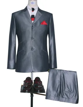 60s Vintage Style Silver Tonic Suit