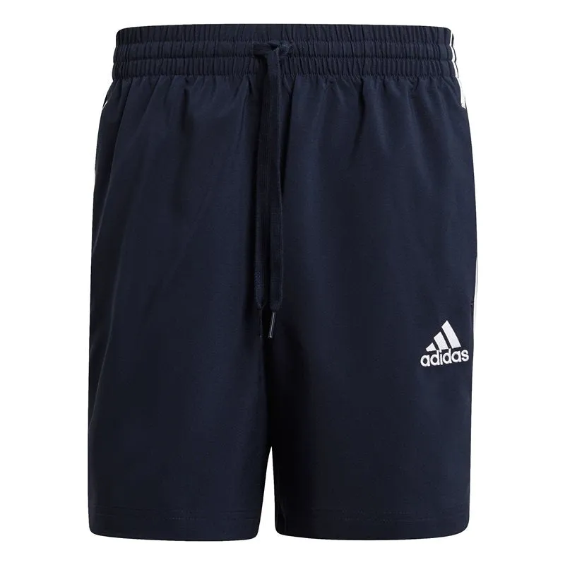 adidas Essentials Chelsea 3 Stripe Shorts - Mens - Legend Ink/White