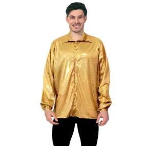 Adult Disco Shirt - Gold