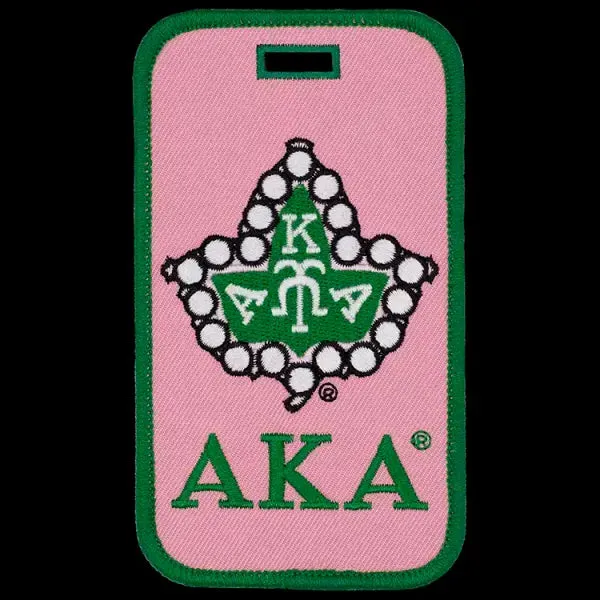 AKA Ivy Velour Luggage Tag