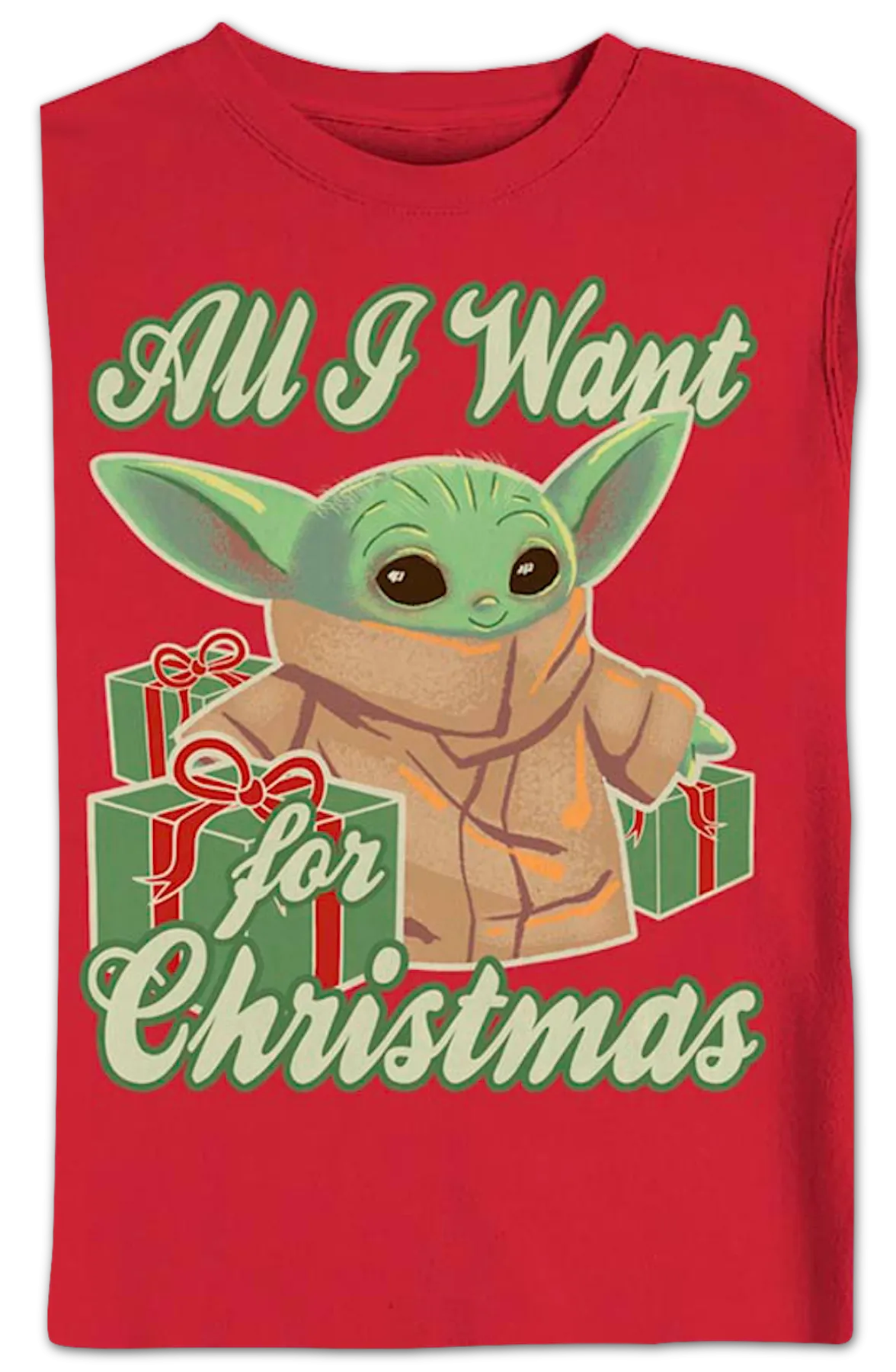 All I Want for Christmas The Mandalorian Star Wars Sweatshirt