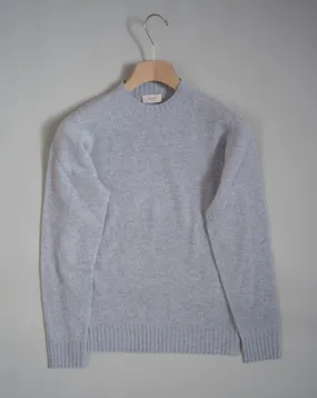 Altea Wool & Cashmere Round Neck Knit / Light Grey