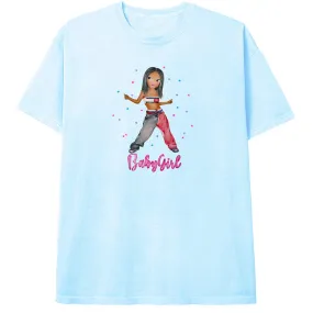 AM-FM Babygirl T-Shirt - Light Blue