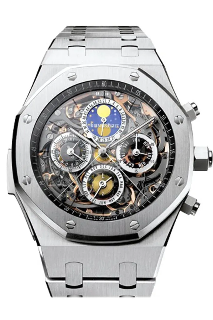 Audemars Piguet Royal Oak Openworked Grande Complication 44mm Titanium Mens Watch 26065IS.OO.1105IS.01