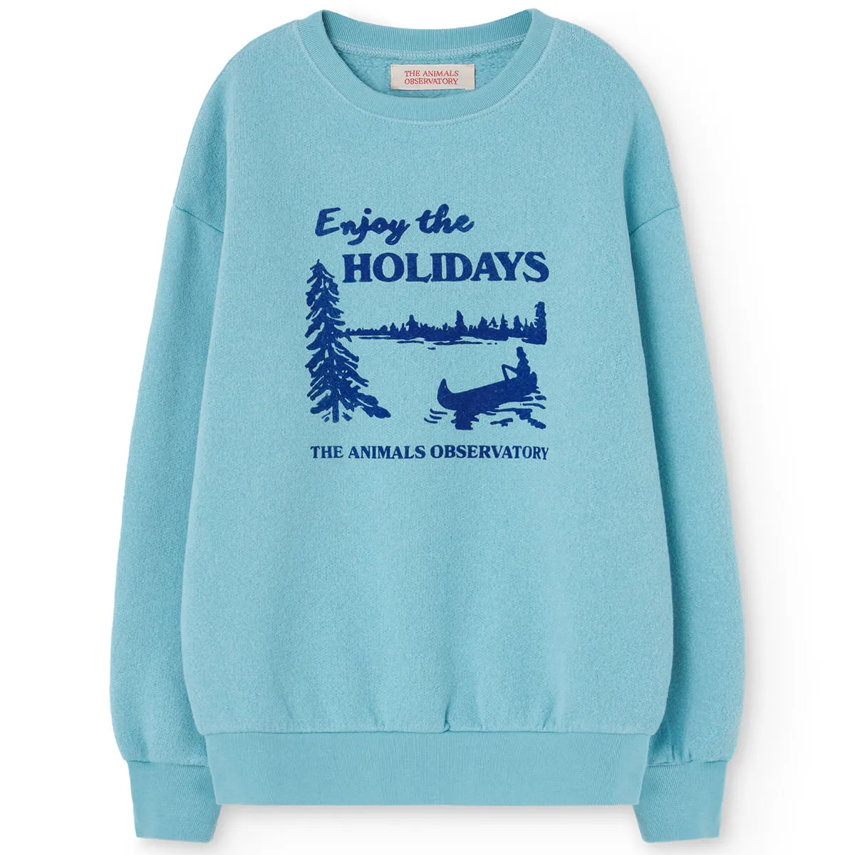 Bear Kids Sweatshirt in Blue by The Animals Observatory