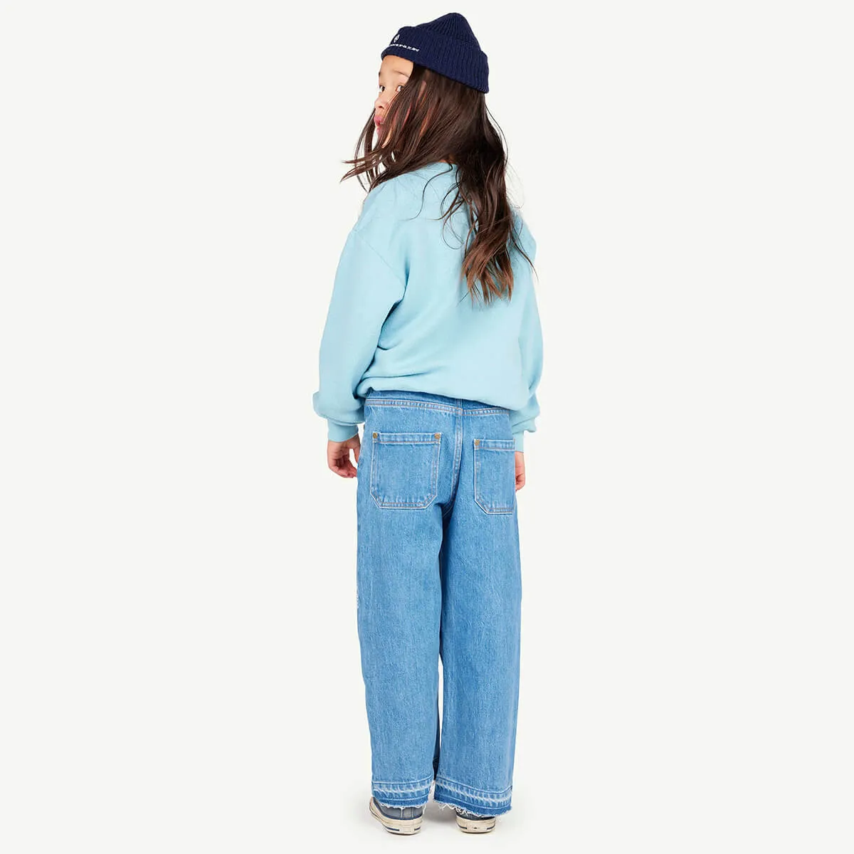 Bear Kids Sweatshirt in Blue by The Animals Observatory