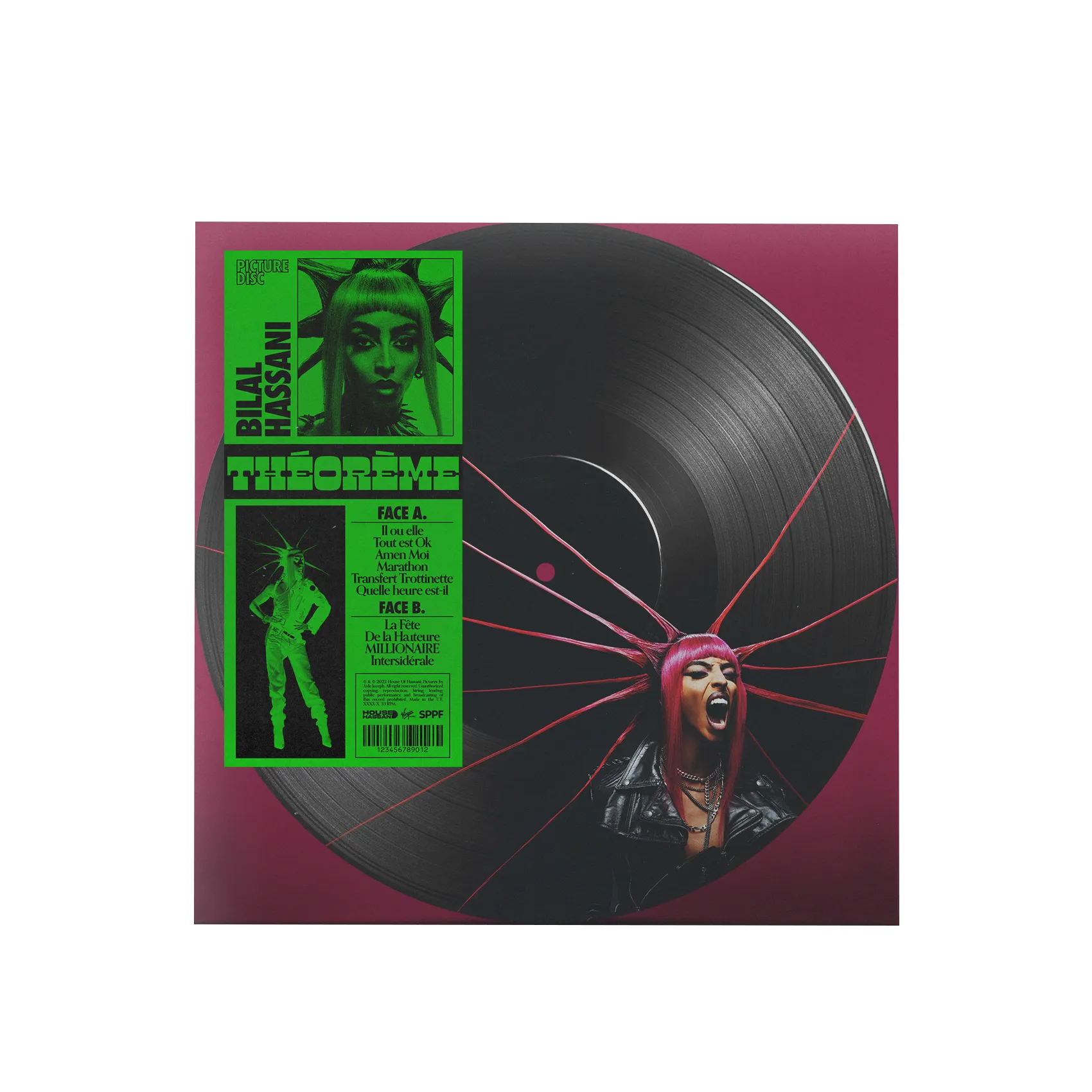 Bilal Hassani - Théorème - Vinyle picture