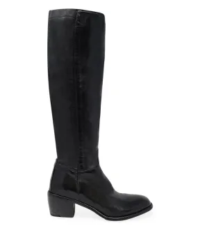 Black Knee High Boot