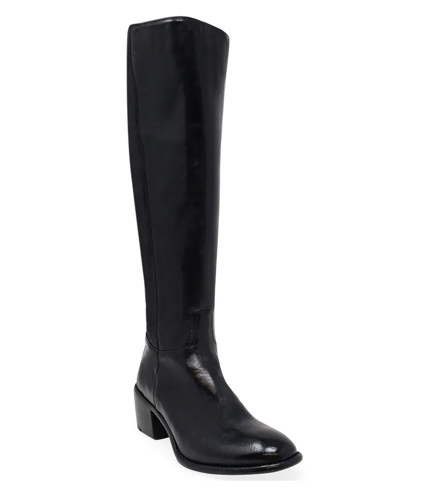 Black Knee High Boot