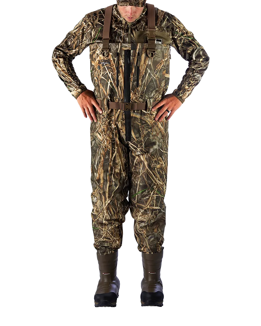 Black Label Elite Zipper Uninsulated Wader - Realtree MAX-7