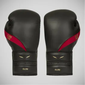 Black/Burgundy Elion Paris Elegant Boxing Gloves