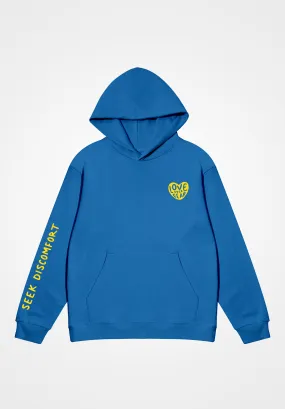 Blue Love Over Fear Hoodie