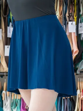 Blue Pull-on Short Dance Skirt MP342