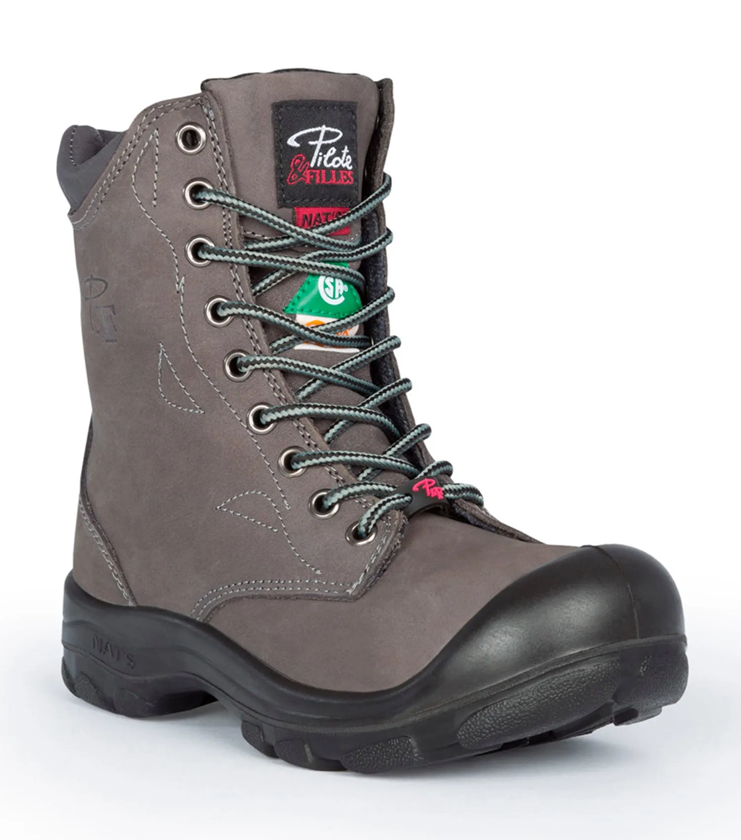 Bottes de travail 8" S558 gris, femme - Pilote & filles