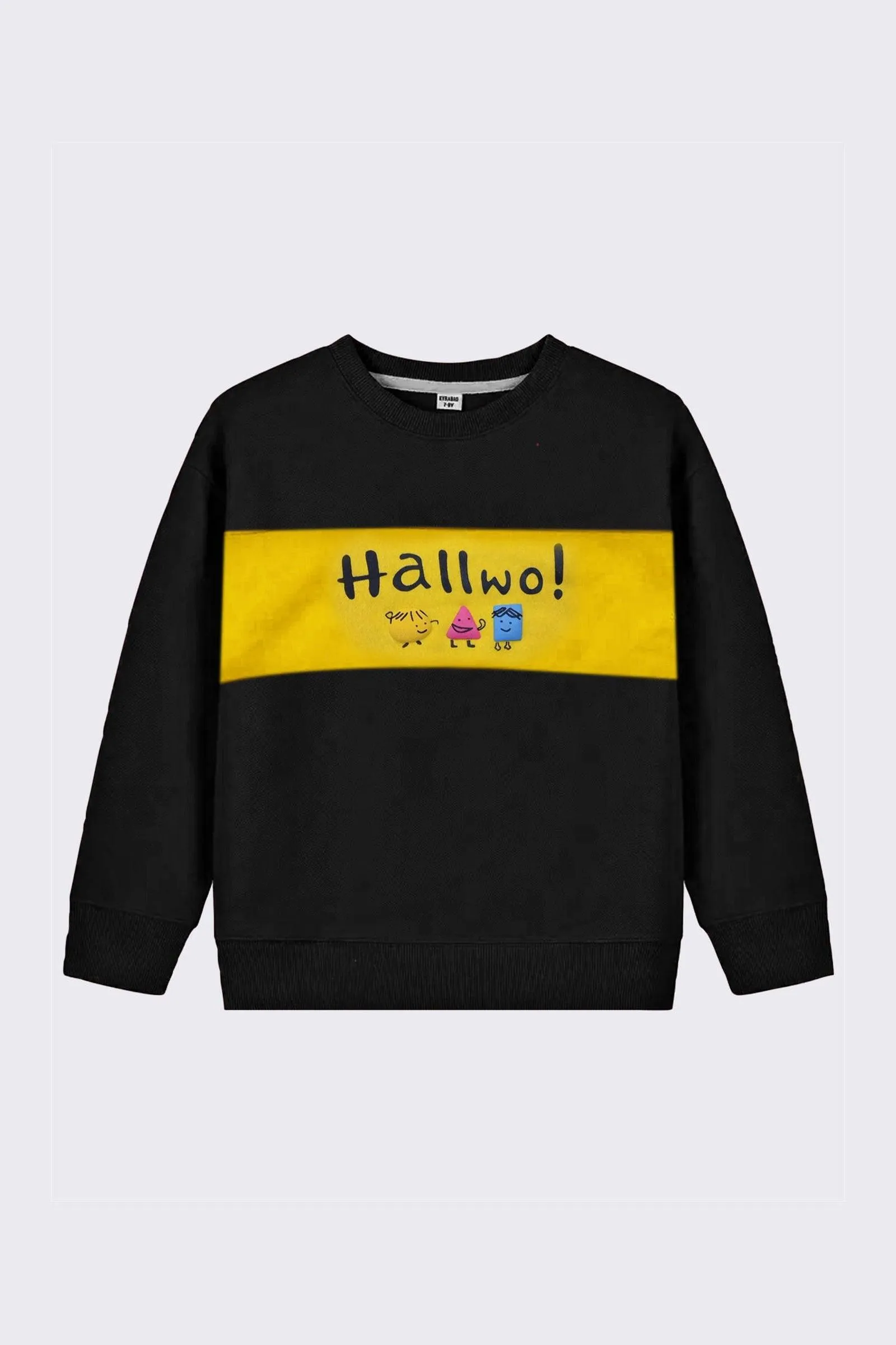 Boys Black Hallwo Sweatshirt