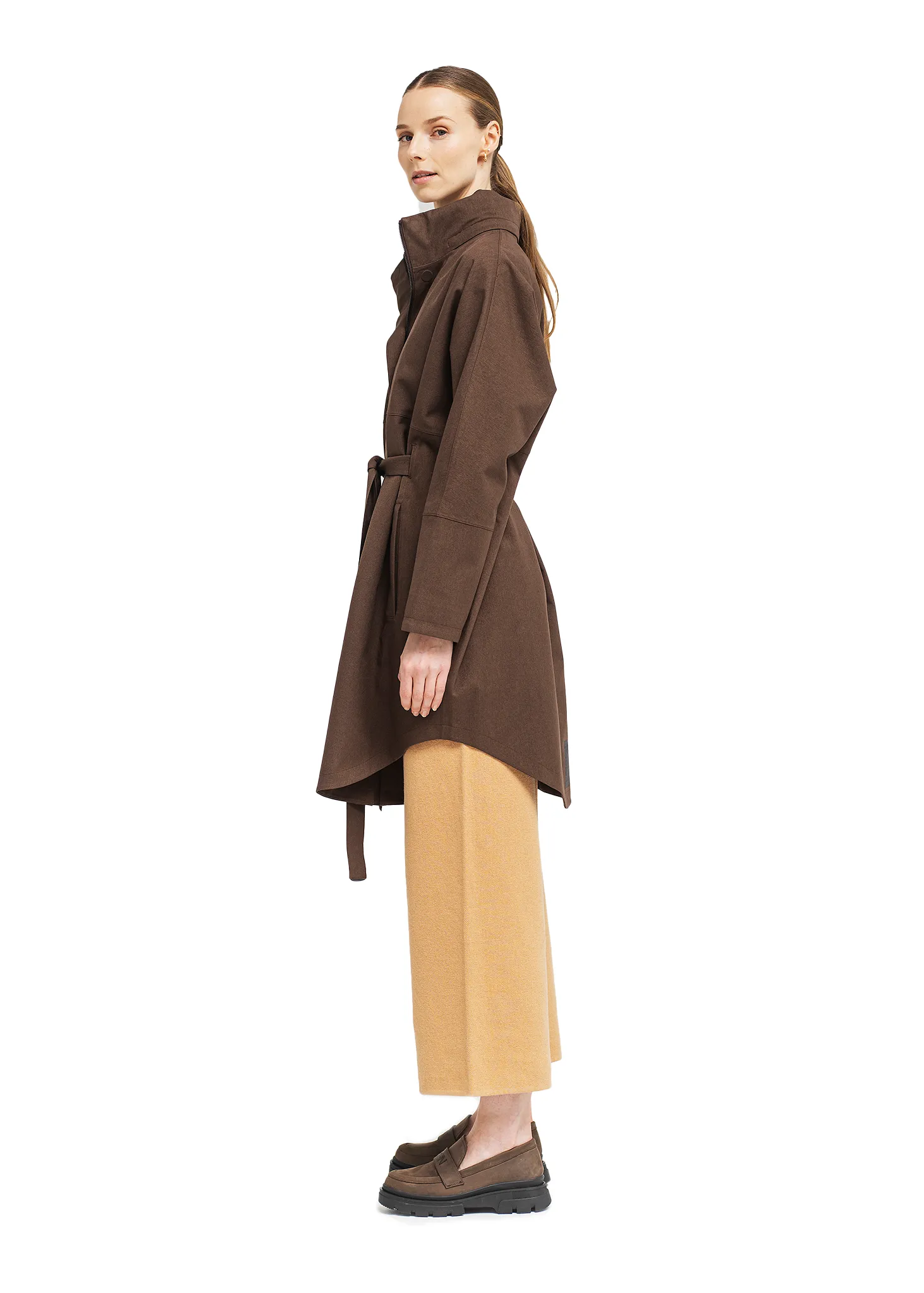 Bris Poncho - Chocolate Brown