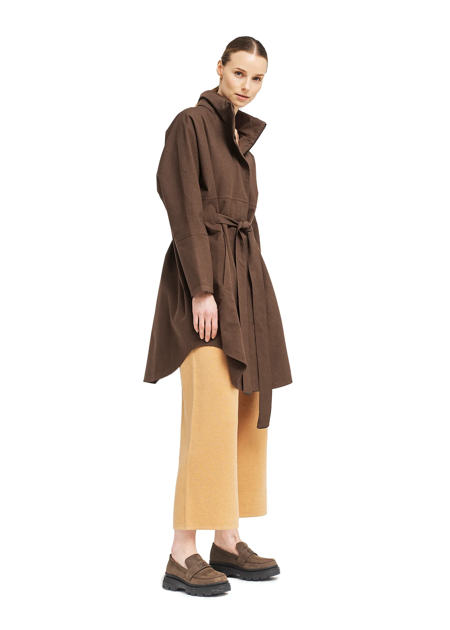 Bris Poncho - Chocolate Brown