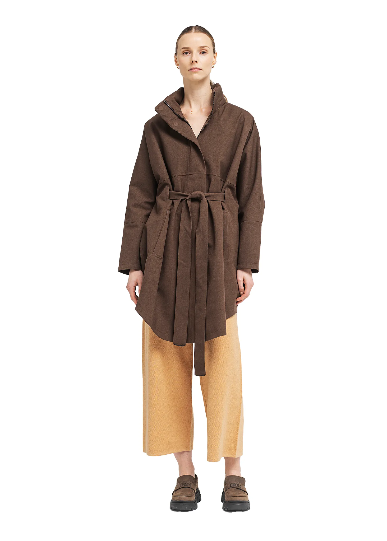 Bris Poncho - Chocolate Brown