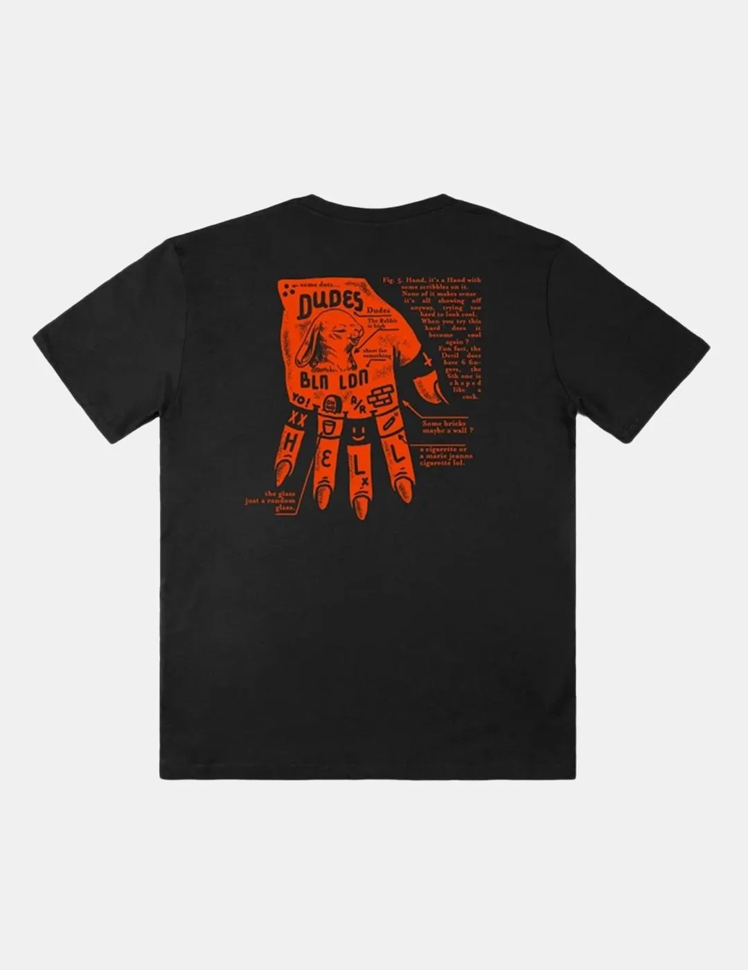 Camiseta The Dudes Pool Dead Hand Negro