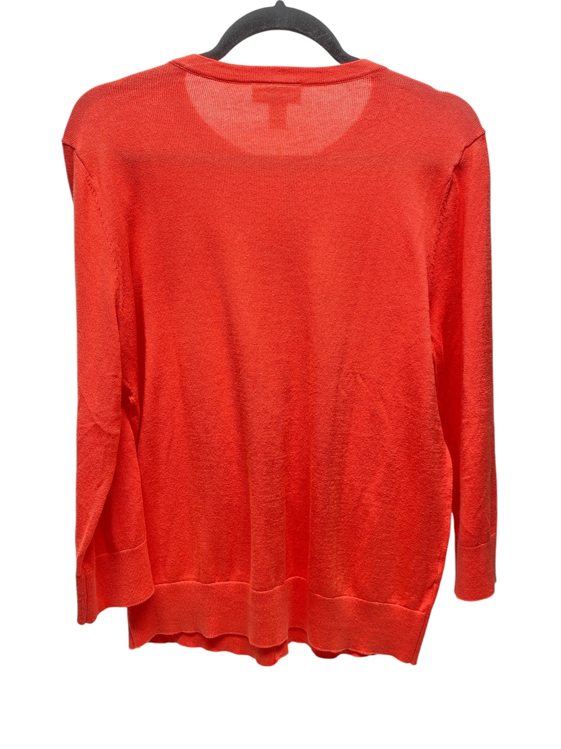 Cardigan By Loft In Coral, Size: L