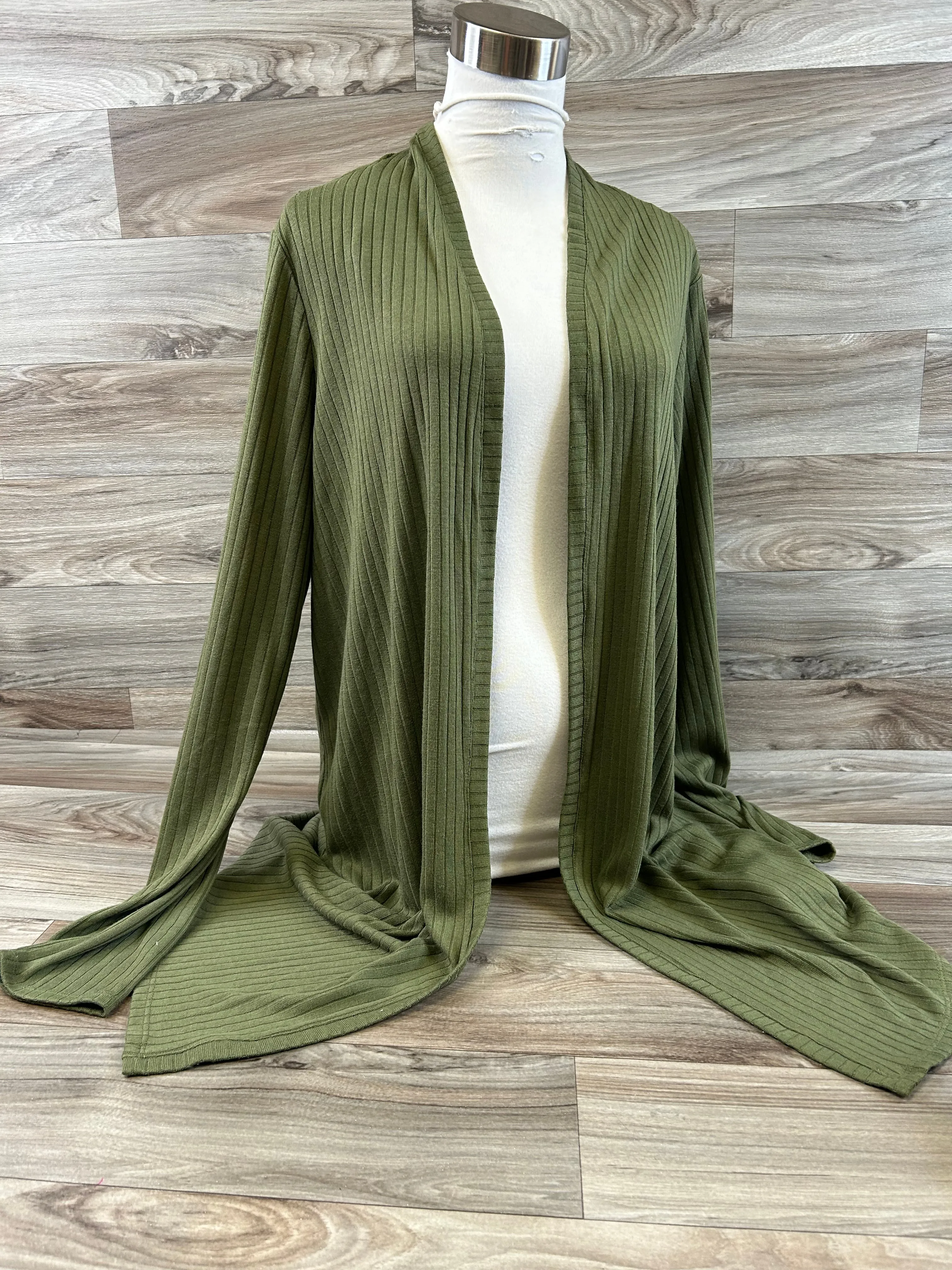 Cardigan By New Directions In Green, Size: Xl