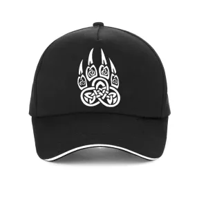 Casquette viking patte d'ours