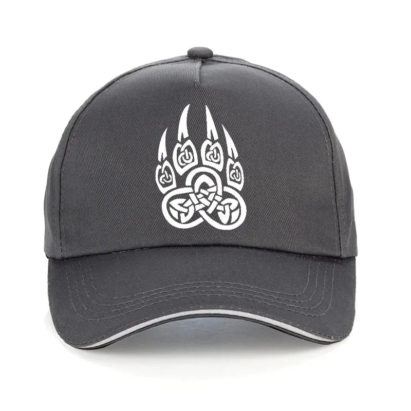 Casquette viking patte d'ours