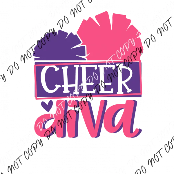 Cheer Diva DTF Transfer