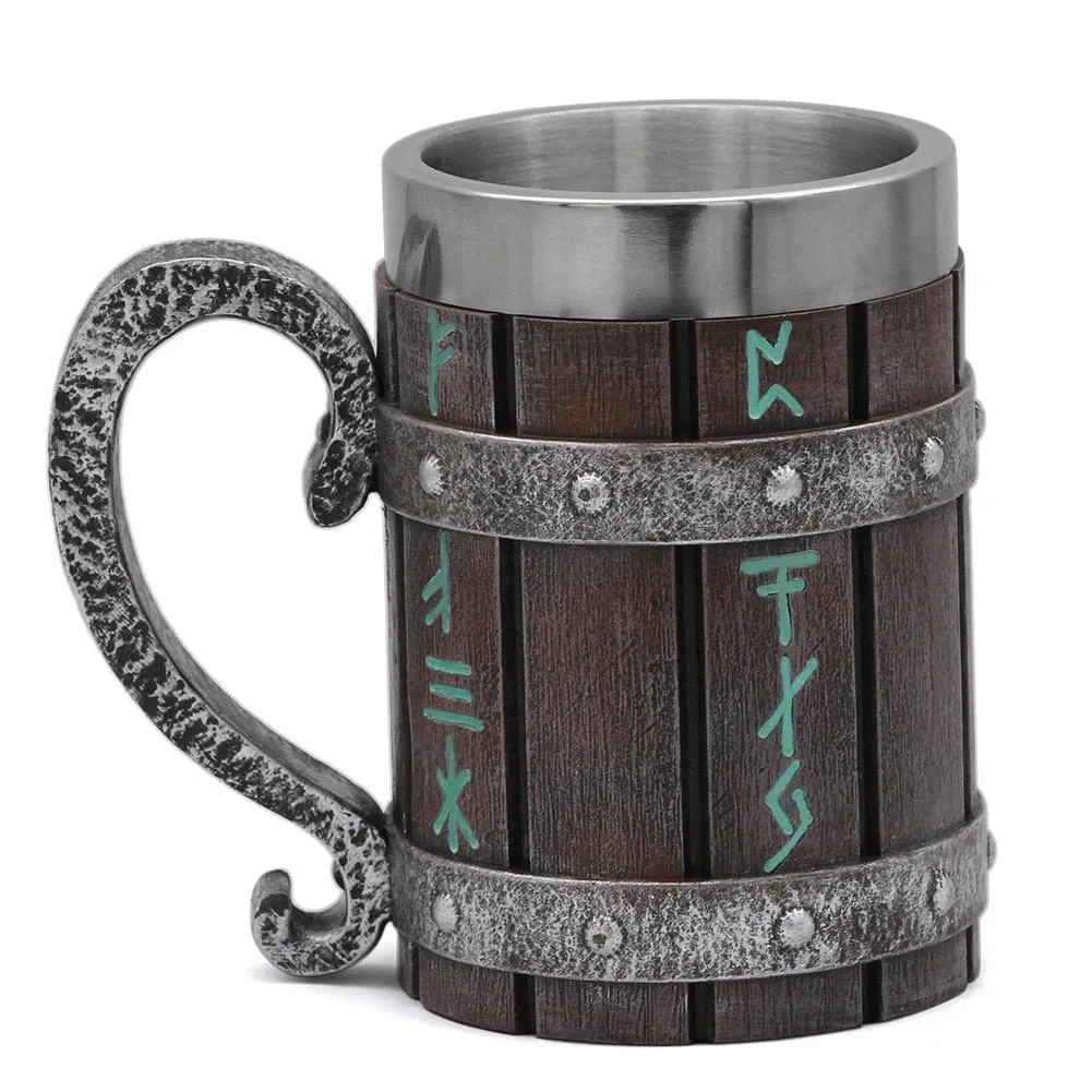 Chope viking porteuse de rune nordique