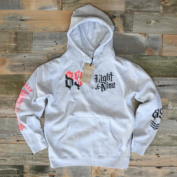 Club Life Hooded Sweatshirt Grey