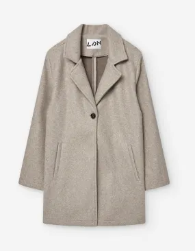 coat wool trench style - beige