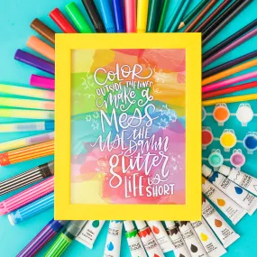 Color Outside the Lines Print