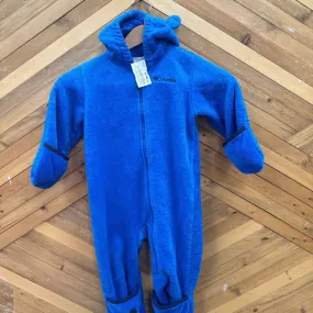 Columbia - Infant Fleece Bear Bunting Suit - MSRP $70: Blue/Navy-infant-18-24M