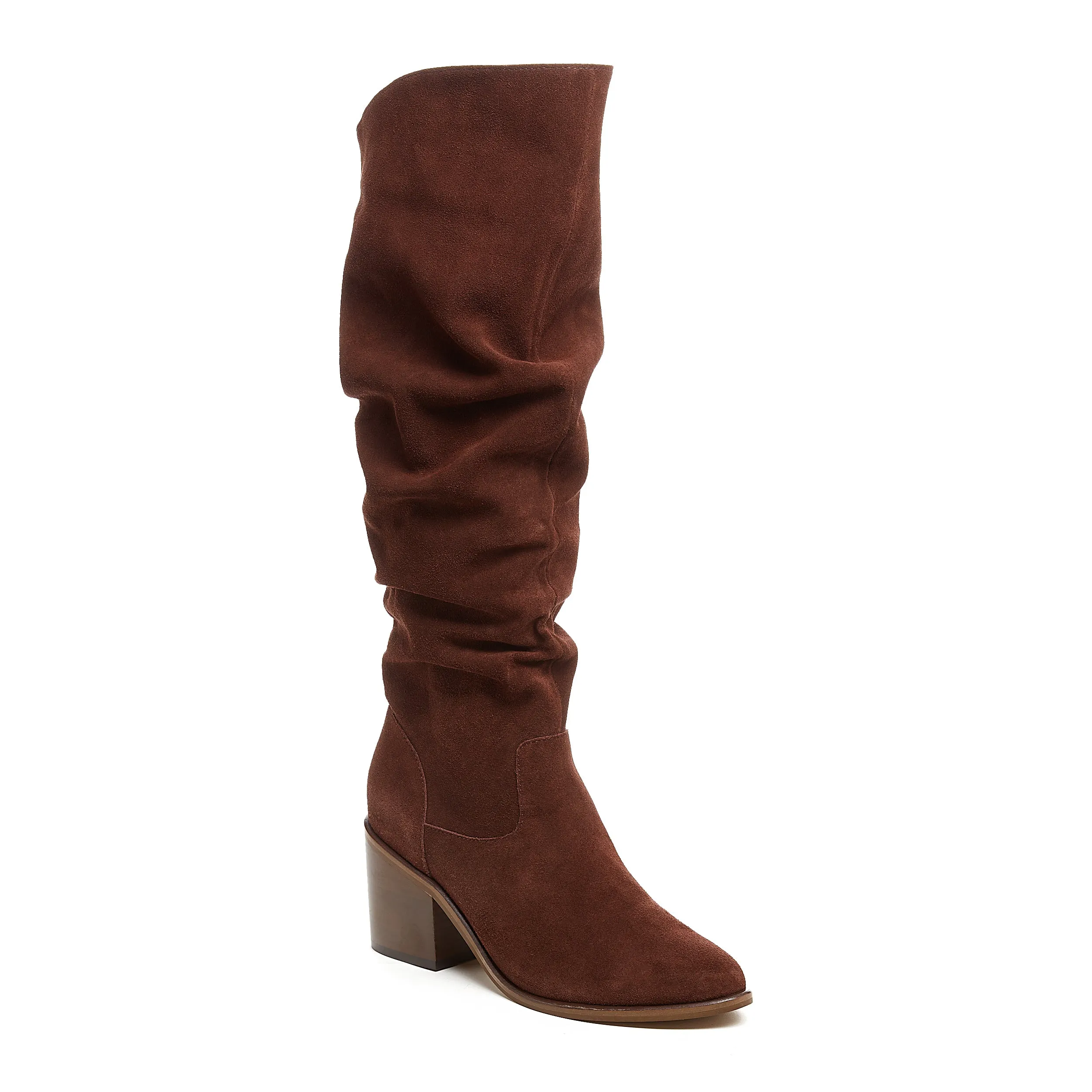 Easton Brown Suede Slouchy Boots