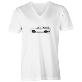 EH Holden Wagon Mens V-Neck Tee