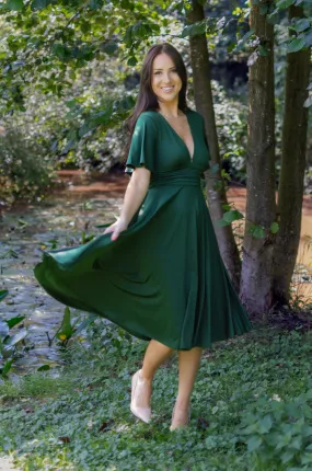 Elegant Vibe Dress - Green