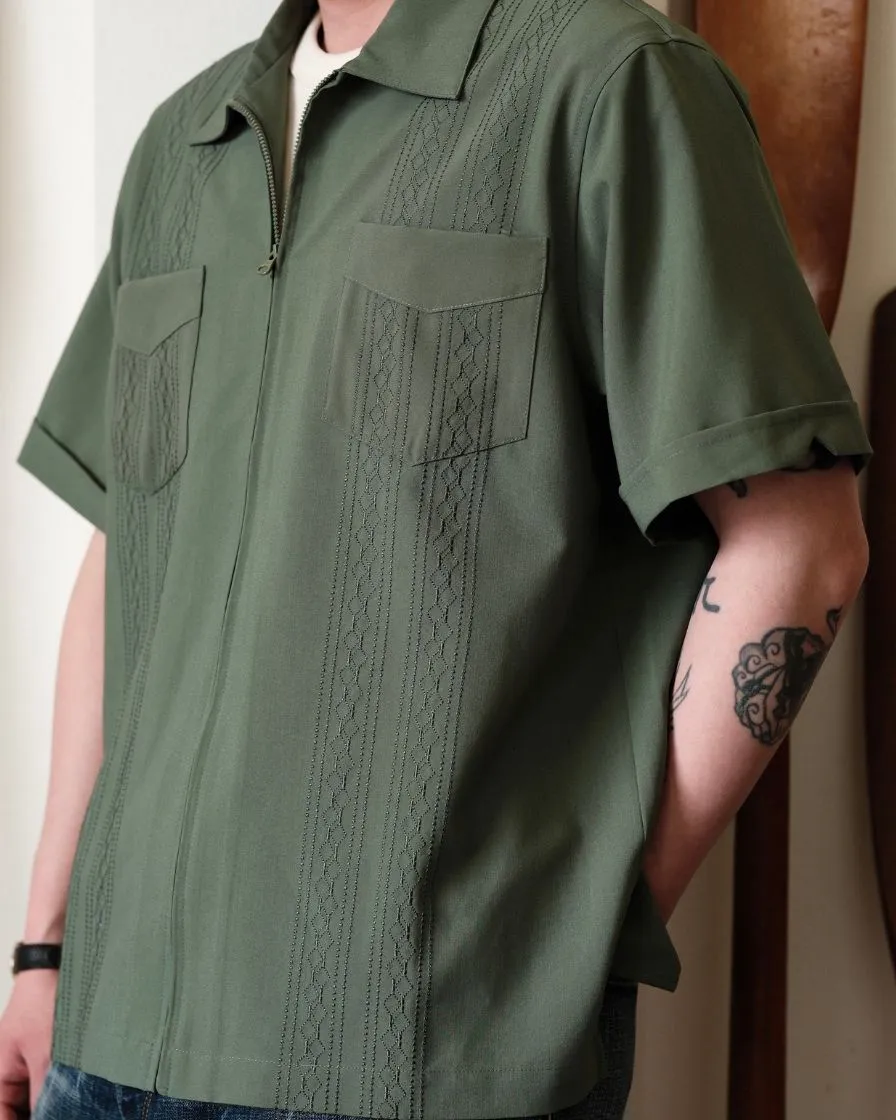 Embroidered Guayabera Jacket