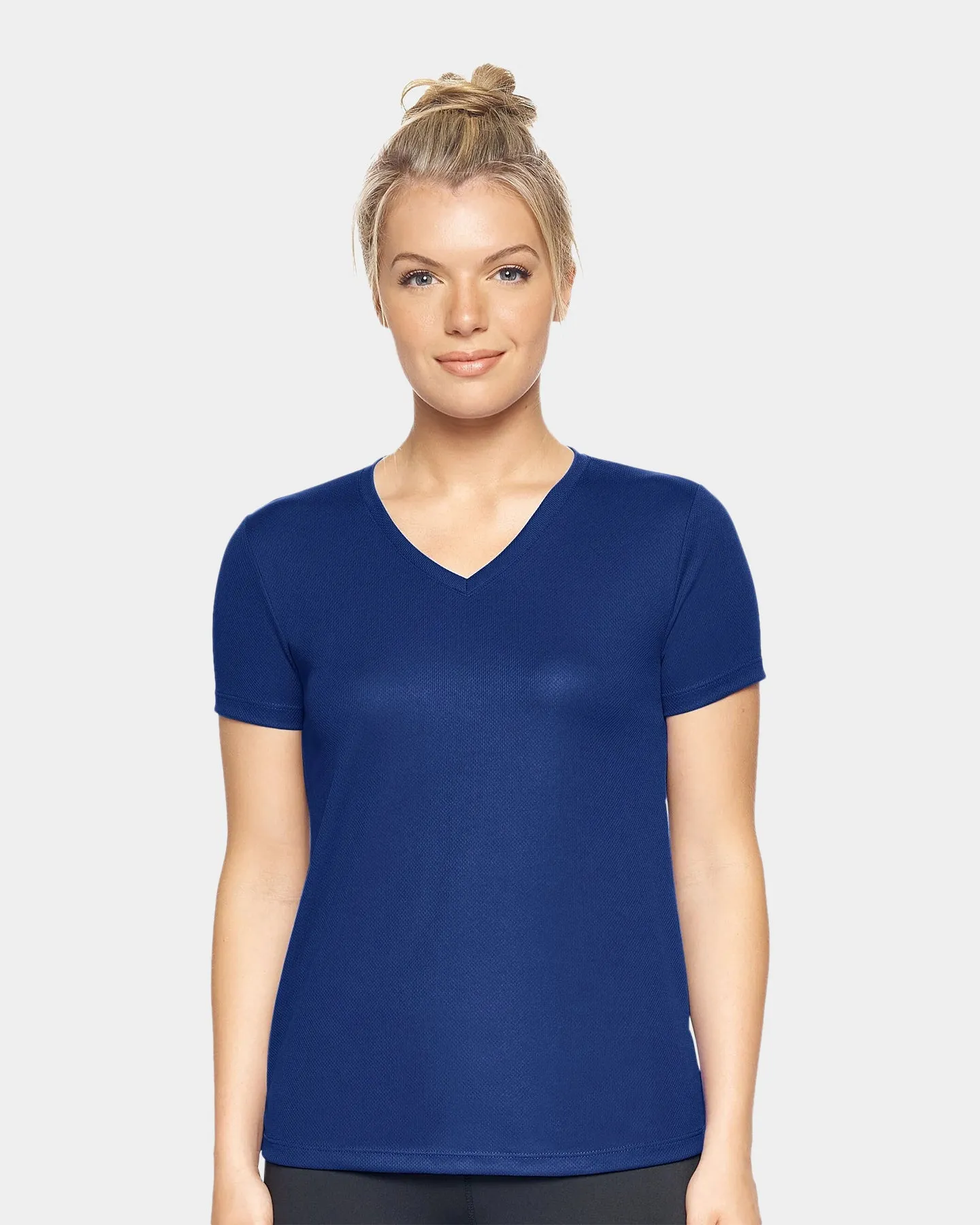 Expert Brand Oxymesh Women's V-Neck Performance T-Shirt - Extended Sizes