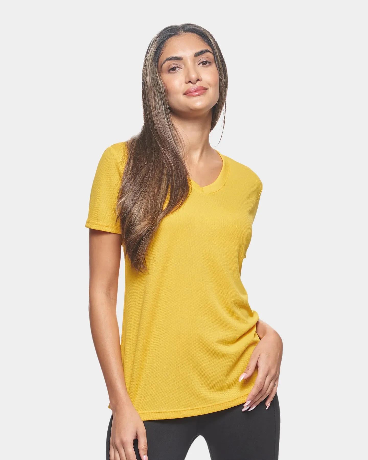 Expert Brand Oxymesh Women's V-Neck Performance T-Shirt - Extended Sizes