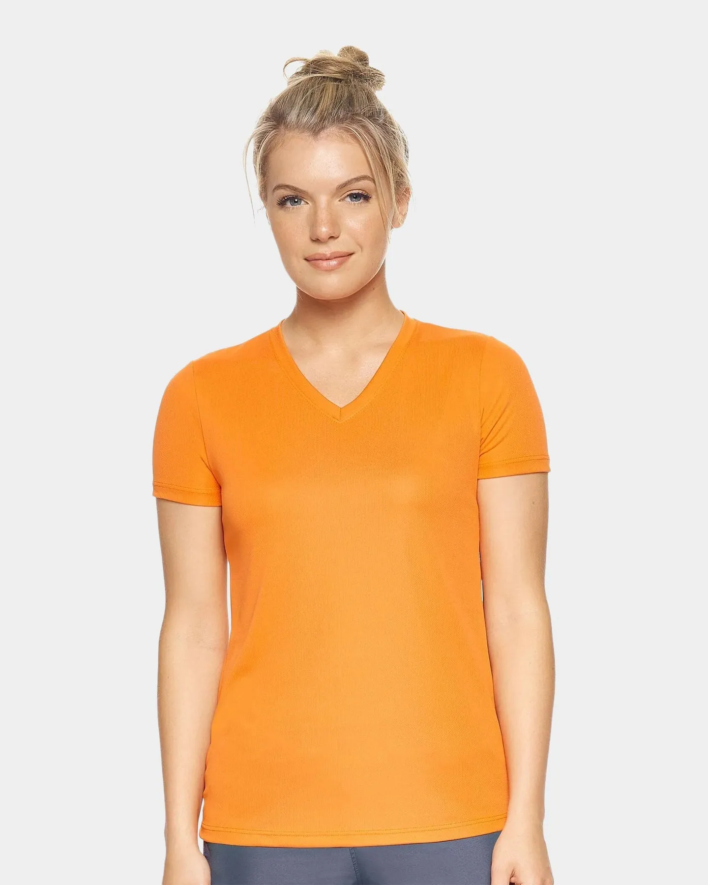 Expert Brand Oxymesh Women's V-Neck Performance T-Shirt - Extended Sizes