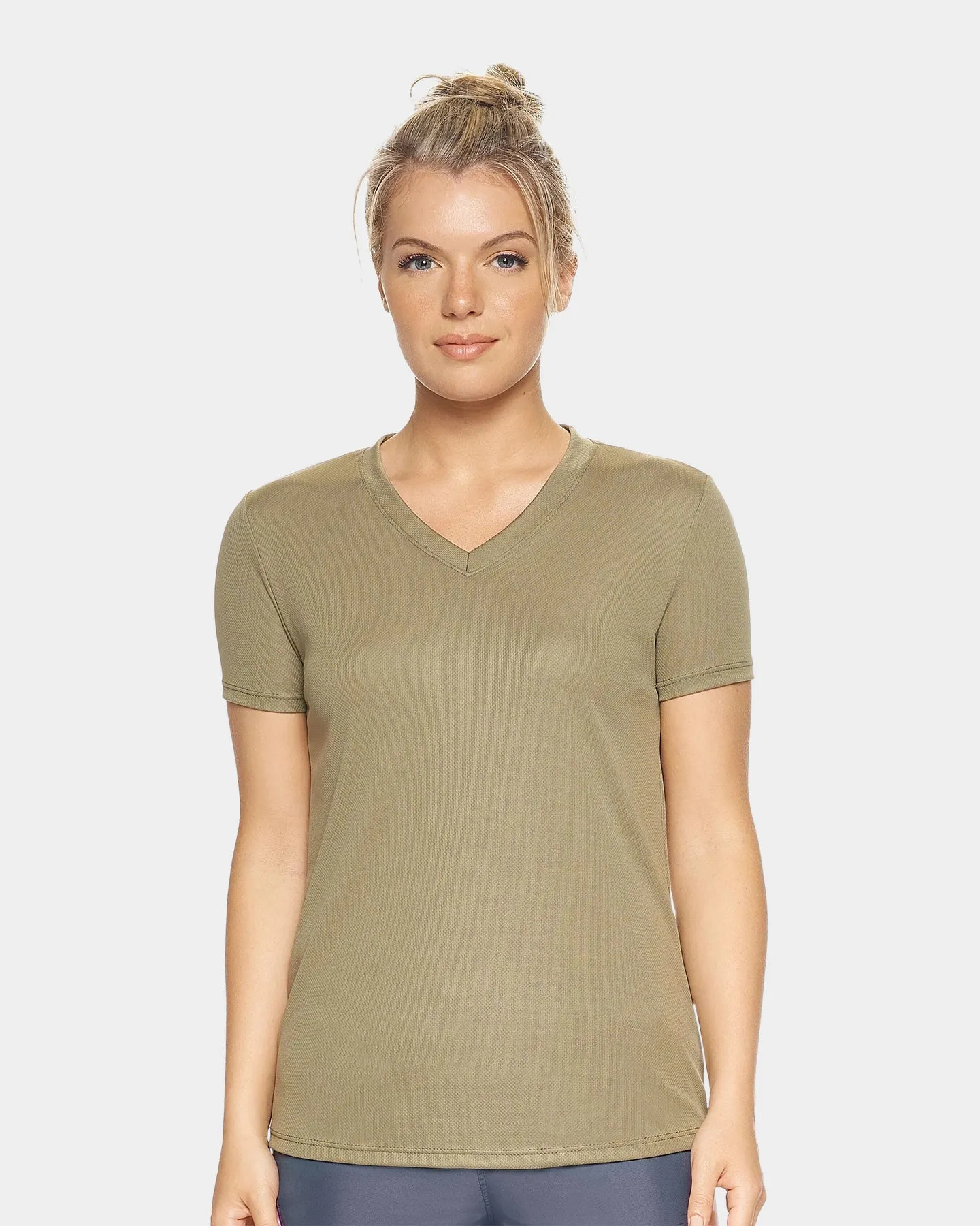 Expert Brand Oxymesh Women's V-Neck Performance T-Shirt - Extended Sizes