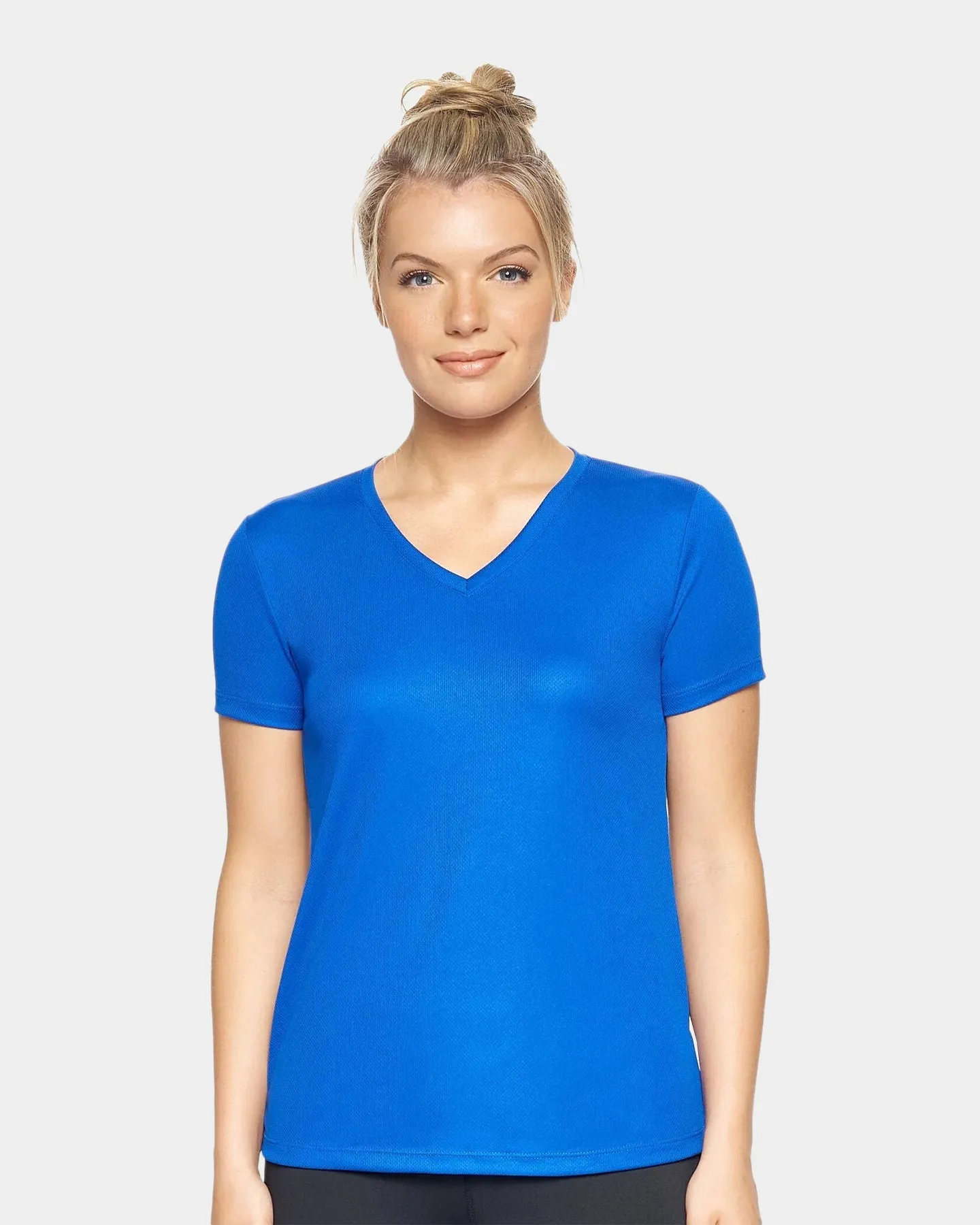 Expert Brand Oxymesh Women's V-Neck Performance T-Shirt - Extended Sizes