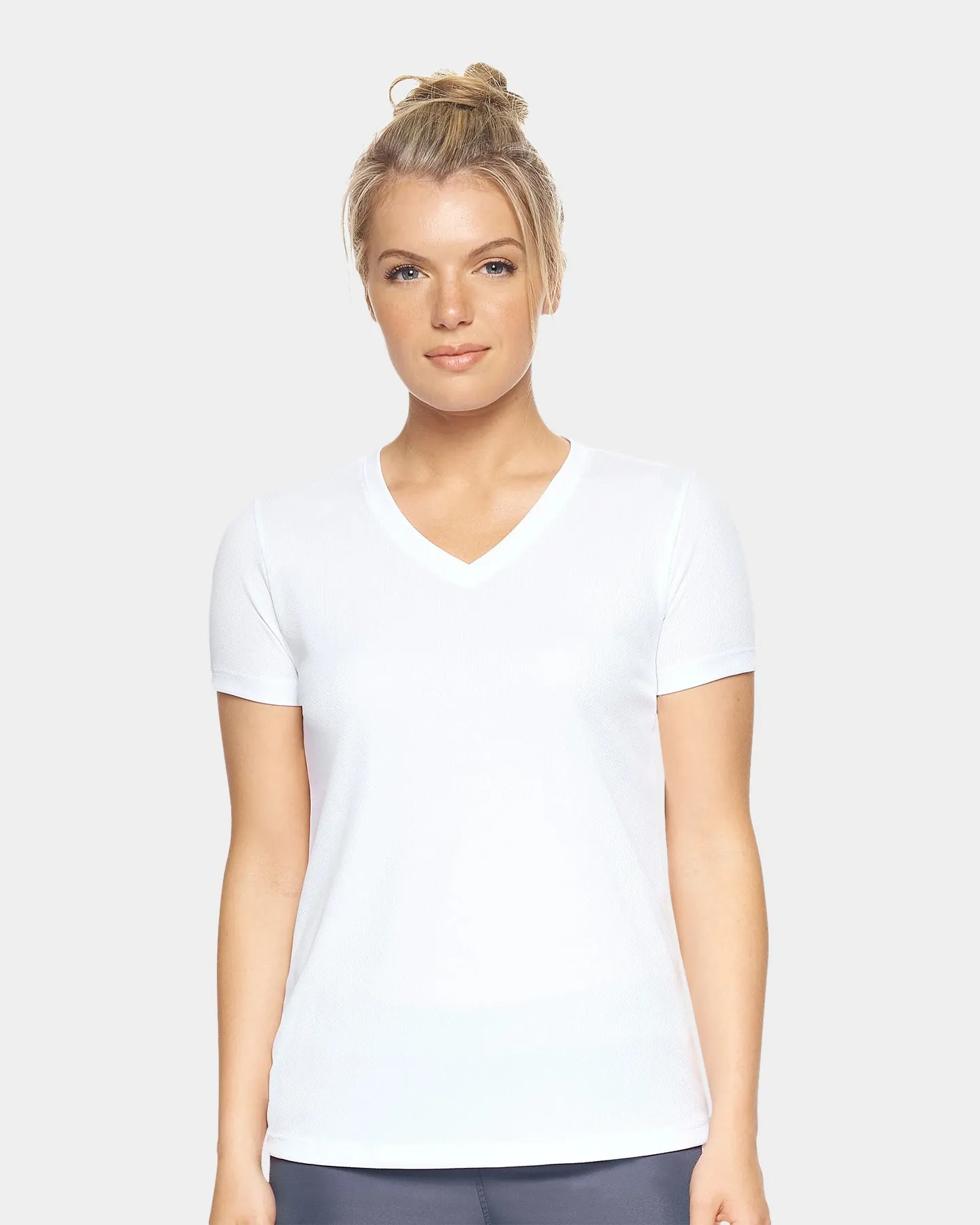 Expert Brand Oxymesh Women's V-Neck Performance T-Shirt - Extended Sizes